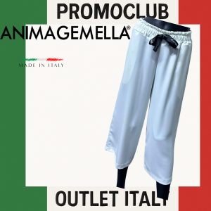 Панталон  Anima Gemella, бял, 98% полиестер, 2% еластан, размер S, Италия